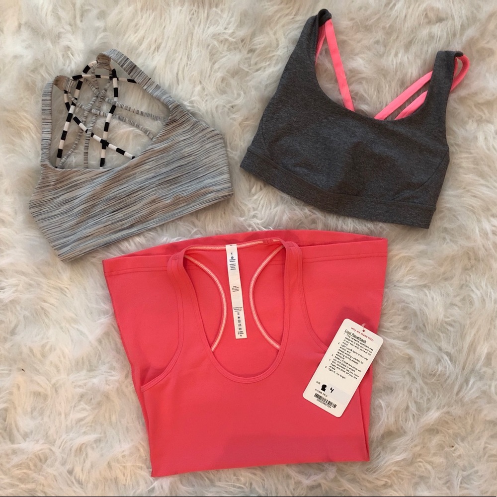 Lululemon Tank Top + 2 Sports Bras